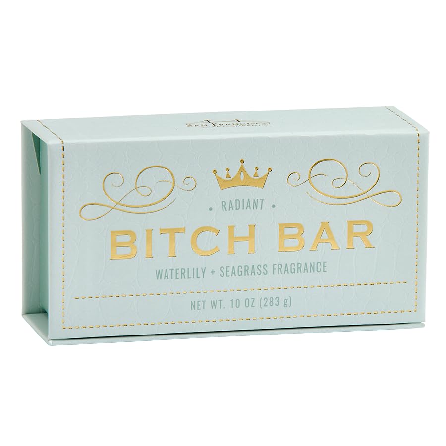 San Francisco Soap Company Btch Bars - 10Oz Waterlily & Seagrass, All Skin Types, Usa Made