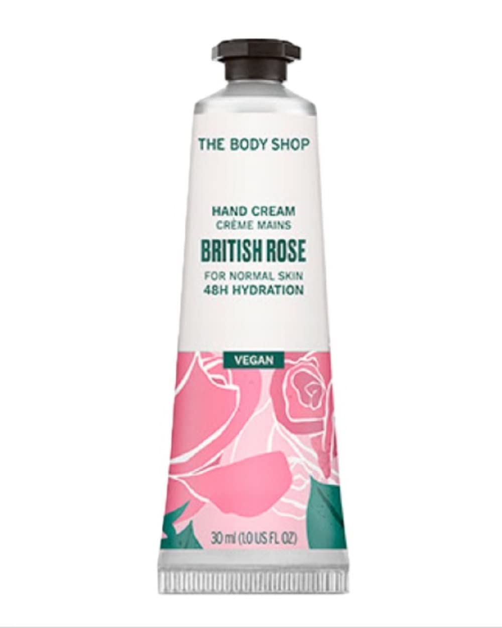 The Body Shop British Rose Hand Cream 30Ml - Moisturizing & Nourishing Hydration