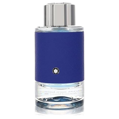 Montblanc Explorer Ultra Blue Eau De Parfum For Men, 1 Count, Blue/Pink