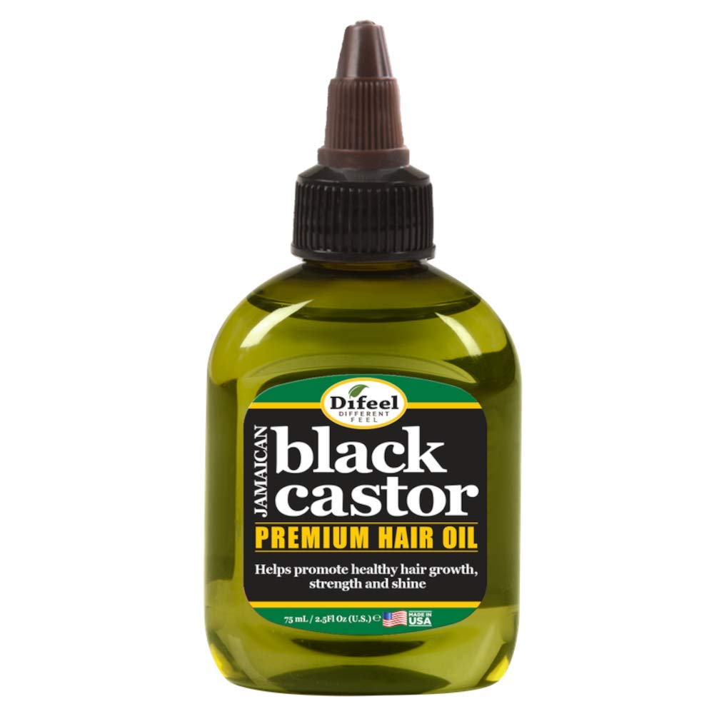 Difeel Jamaican Black Castor Oil 2.5 Oz - Superior Growth Hair Oil For Strong, Healthy Hair