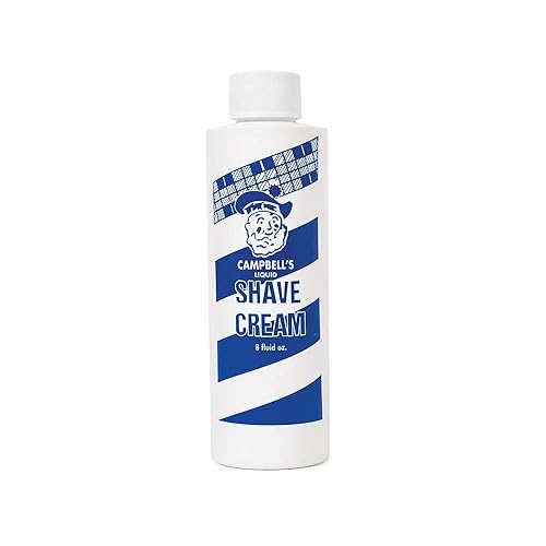 Campbell'S Liquid Shave Cream 8 Oz - Premium Barber Shaving Cream For Smooth Shave