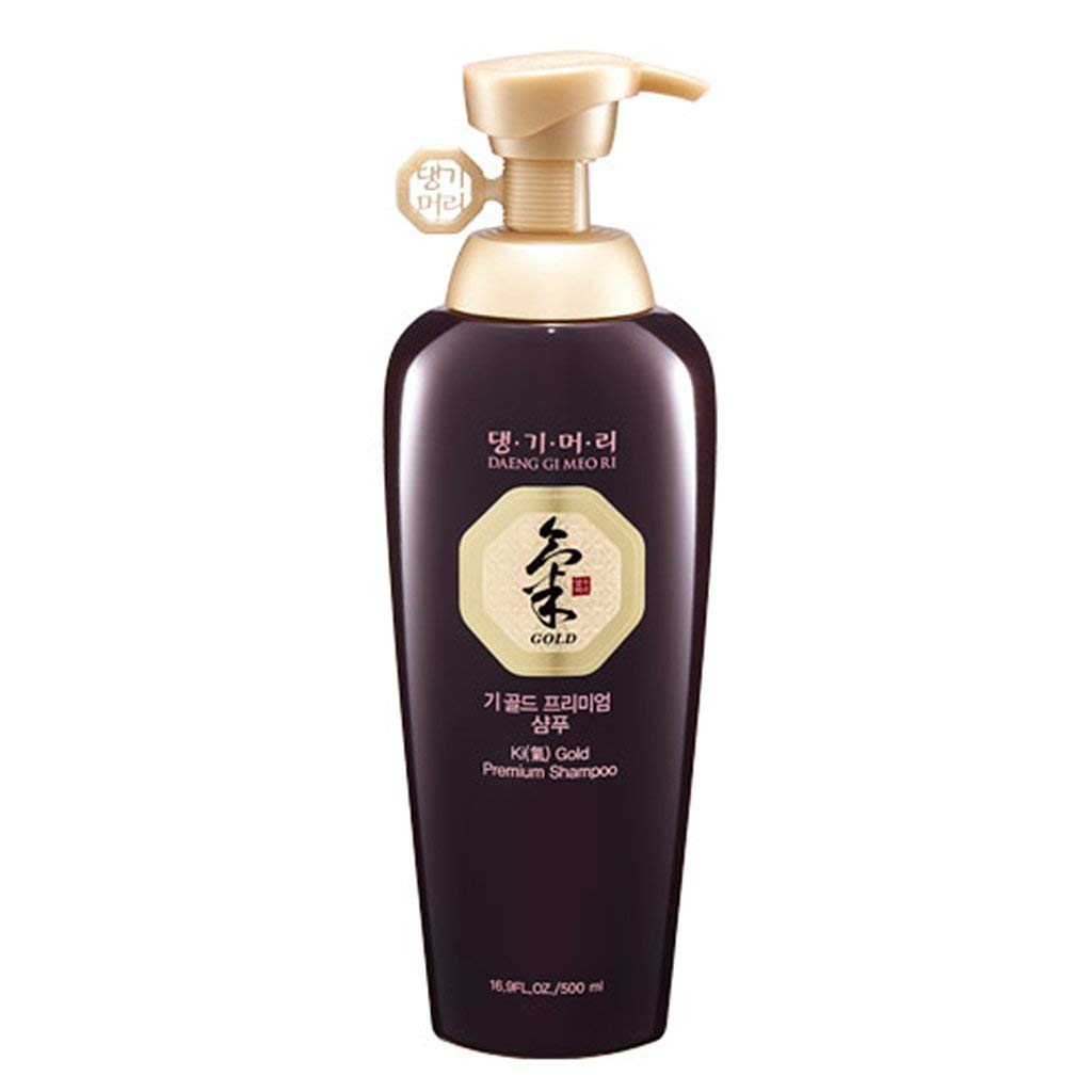 Daeng Gi Meo Ri Ki Gold Premium Shampoo 16.9 Fl Oz - Promotes Hair Growth & Moisturizes