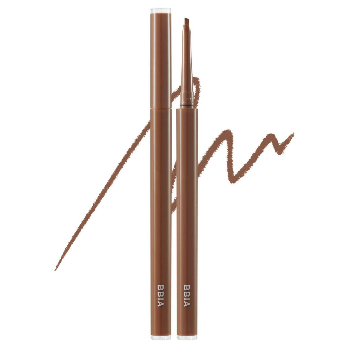 Bbia Last Auto Gel Eyeliner Slim - Waterproof, Smudge-Proof, Vegan, S5 Soul Brown, 1 Count