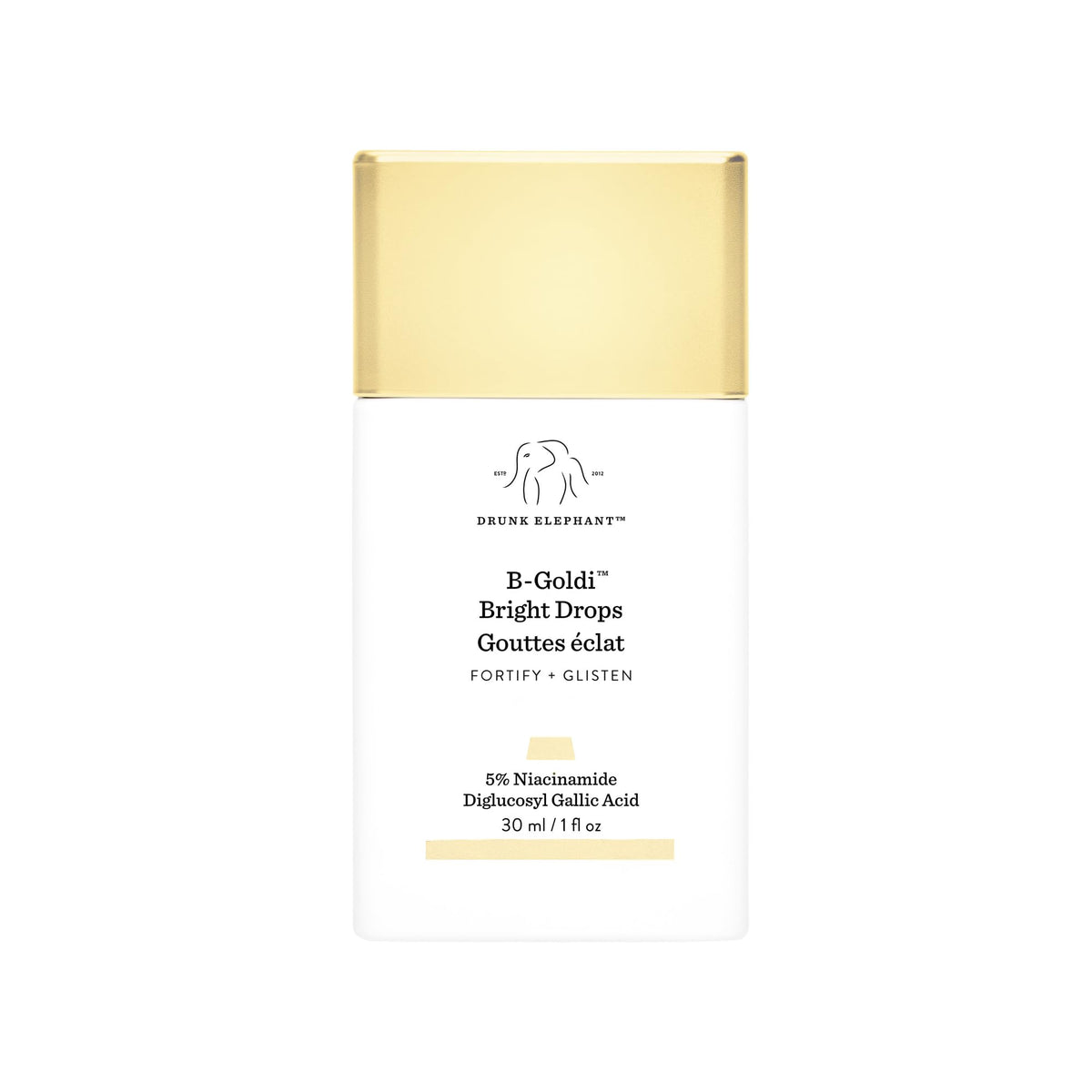 Drunk Elephant B-Goldi Bright Drops For Women - 1 Oz Multi-Use Brightening Serum