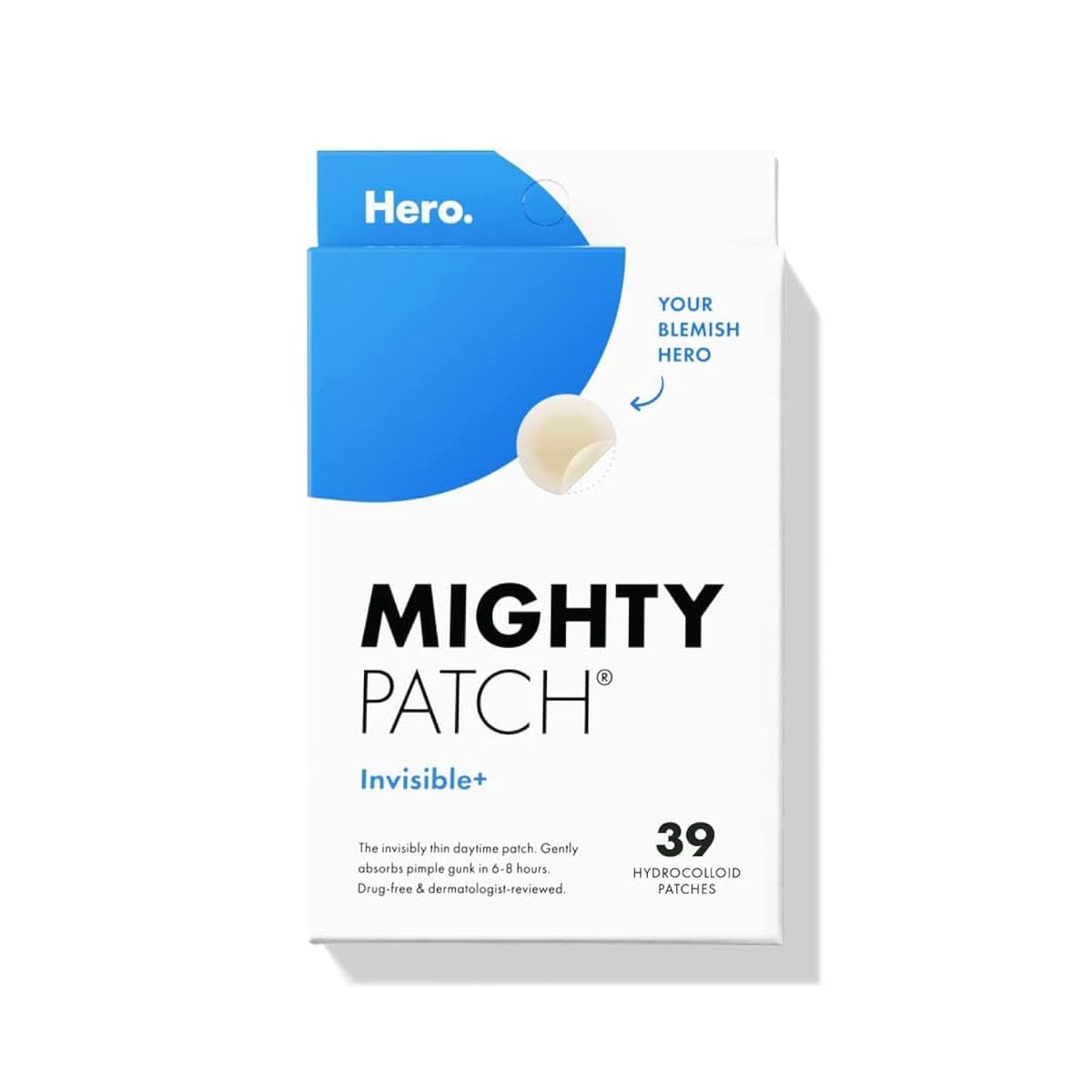 Mighty Patch™ Invisible+ Acne Pimple Patches - Hydrocolloid Spot Stickers, 39 Count