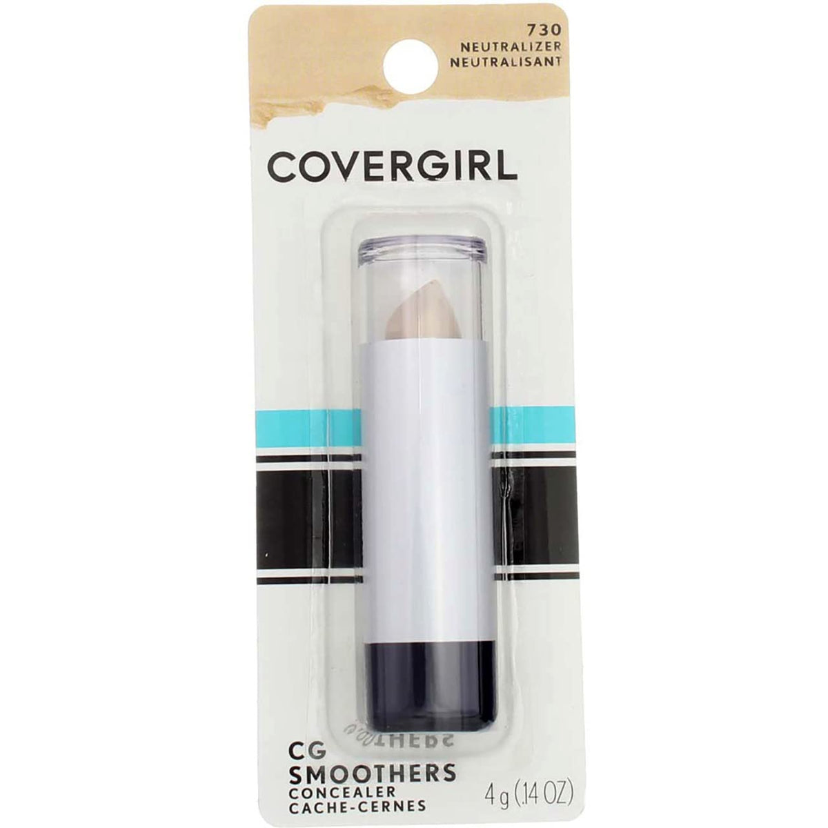 Covergirl Smoothers Concealer, Neutralizer 730, Buff Beige, 0.14 Oz, Pack Of 2