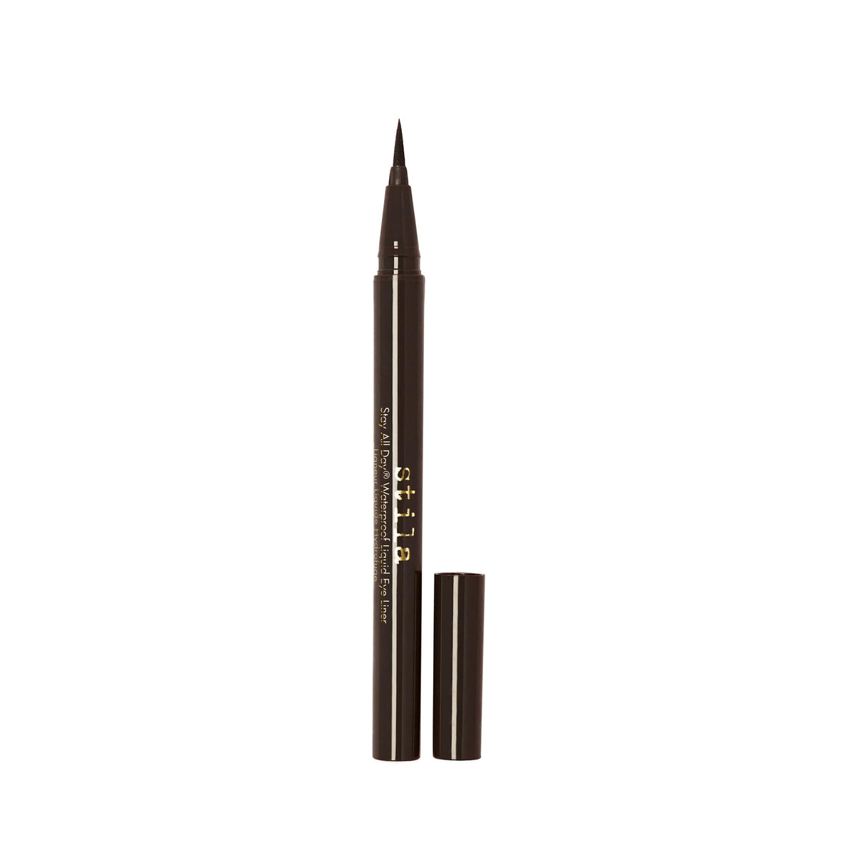 Stila Waterproof Liquid Eye Liner - Smudge-Proof, Transfer-Resistant, Fine Brush Tip, Intense Smoky Quartz