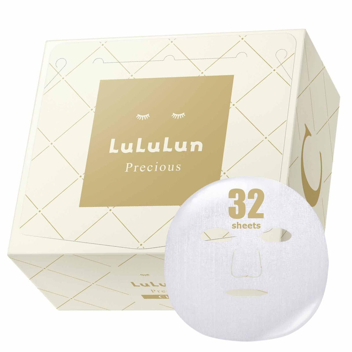 Lululun 32Pc Anti-Aging Sheet Masks - Hydrating & Moisturizing Japanese Skincare Set