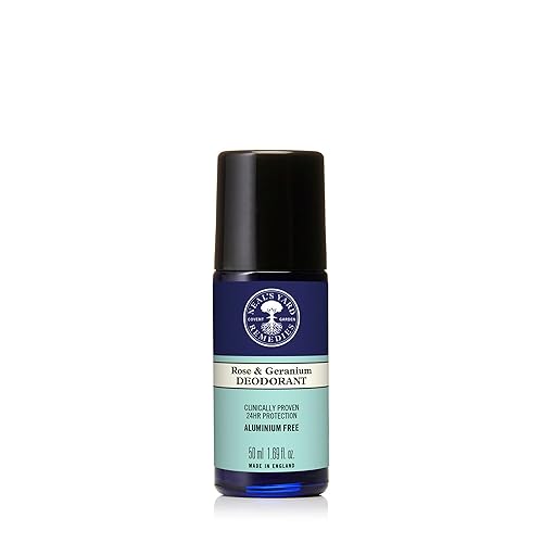 Neal's Yard Remedies Rose & Geranium Deodorant, 50 ML - Natural, Eco-Friendly, Aluminum-Free