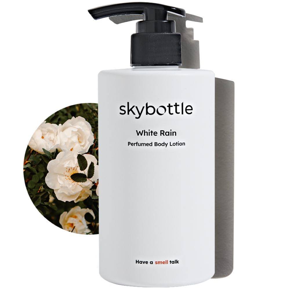 Skybottle Perfumed Body Lotion, Fast Absorbing, Bergamot & White Rose, 10.1 Fl Oz