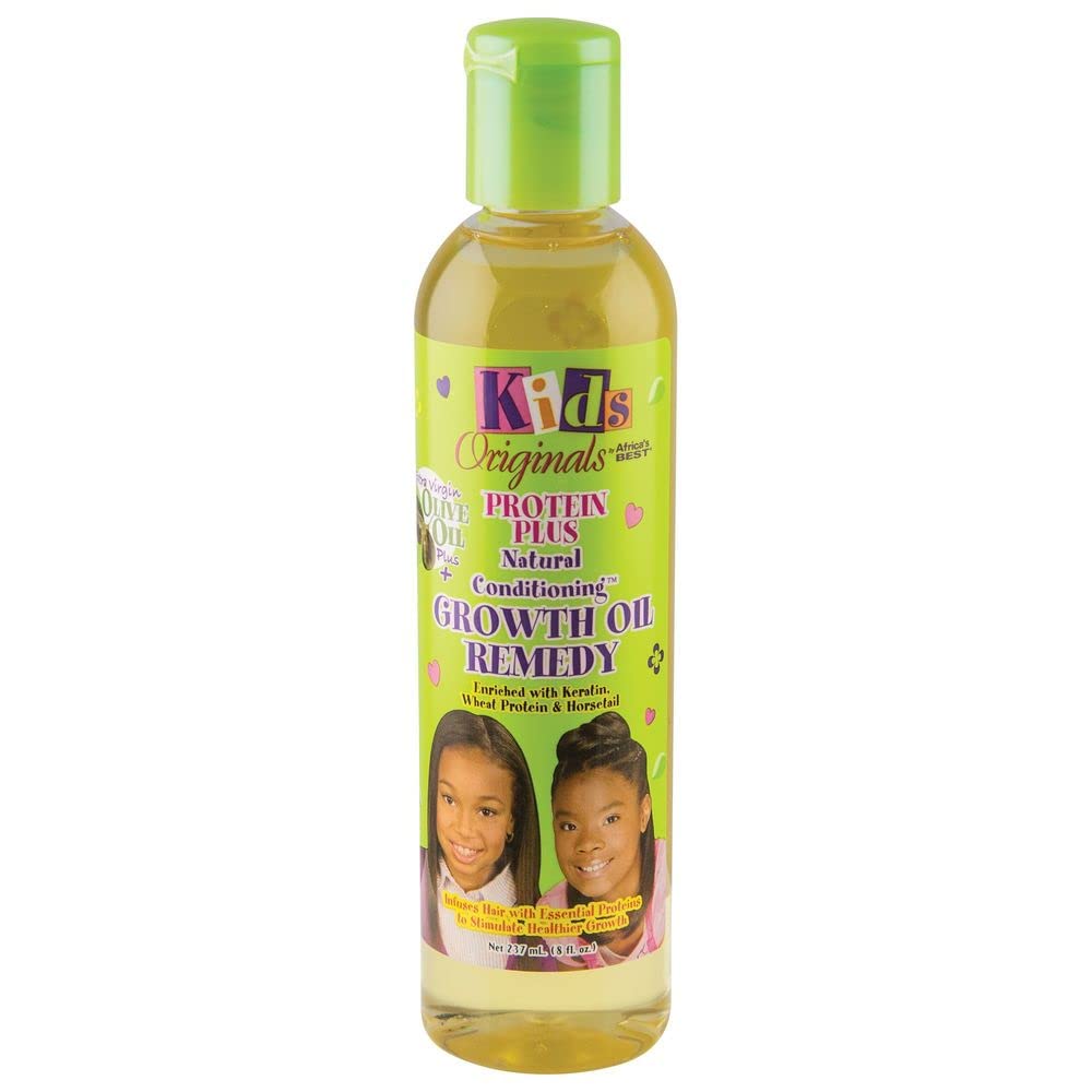 Kids Originals By Africa'S Best Protein Plus Growth Oil, 8Oz Natural Hair Conditioner