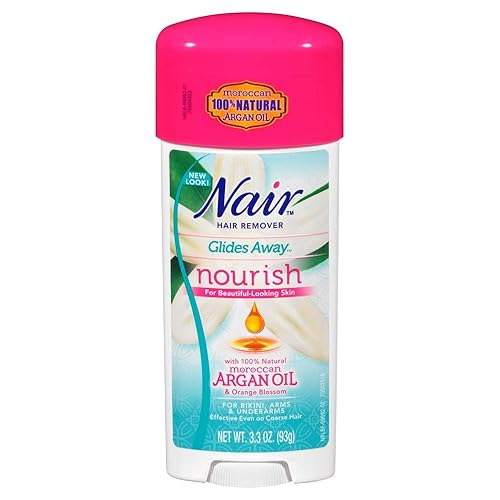 Nair Hair Remover With Argan Oil - Nourishing 3.3 Ounce (3 Pack) For Smooth Skin