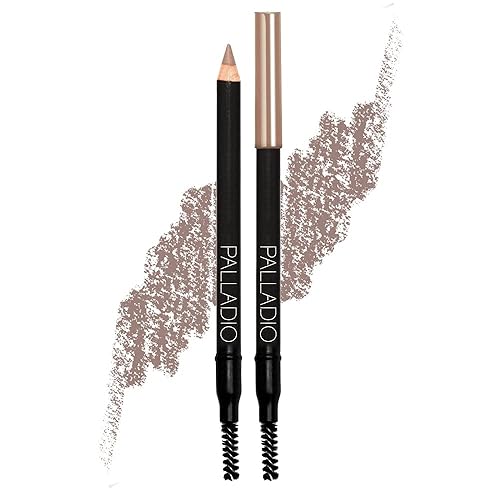 Palladio Brow Pencil - Blonde, 1 Count, Perfect For Natural Brows, Long-Lasting Formula