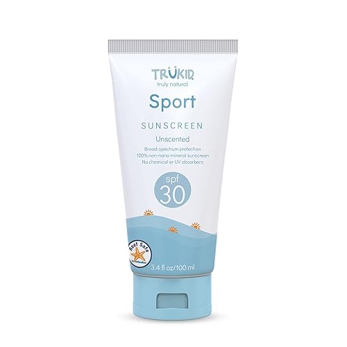 Trukid Sport Spf30 Unscented Sunscreen 3.4Oz - Reef-Friendly For Kids & Adults