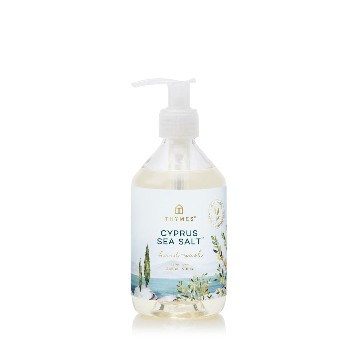 Thymes Moisturizing Hand Wash - Hydrating Liquid Soap With Moroccan Rosemary & Amalfi Lemon, 9 Fl Oz