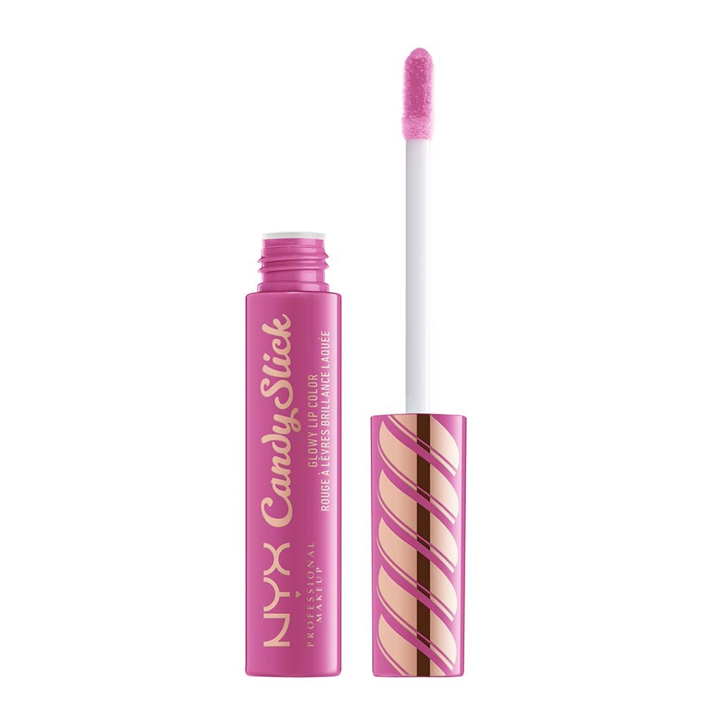 Nyx Professional Makeup Candy Slick Lip Color Gloss - Birthday Sprinkles, Barbie Pink, 1 Count