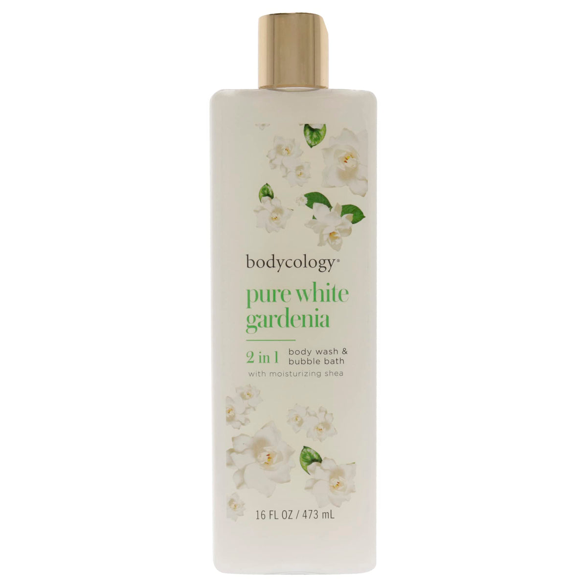 Bodycology Pure White Gardenia Foaming Body Wash, 16 Oz - Refreshing & Nourishing Cleanser