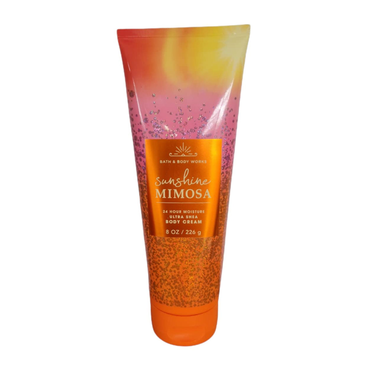 Bath & Body Works Sunshine Mimosa Ultra Shea Body Cream, 8 Oz - Hydrating Body Moisturizer