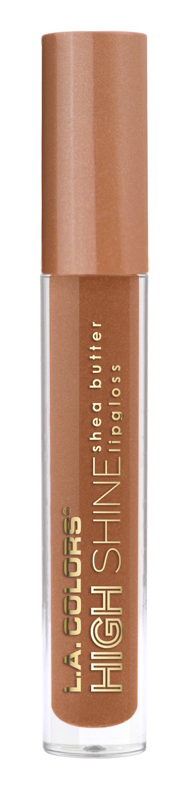 L.A. Colors High Shine Lipgloss - Snuggle, 0.14 Oz, Moisturizing Lip Gloss, Perfect Shine