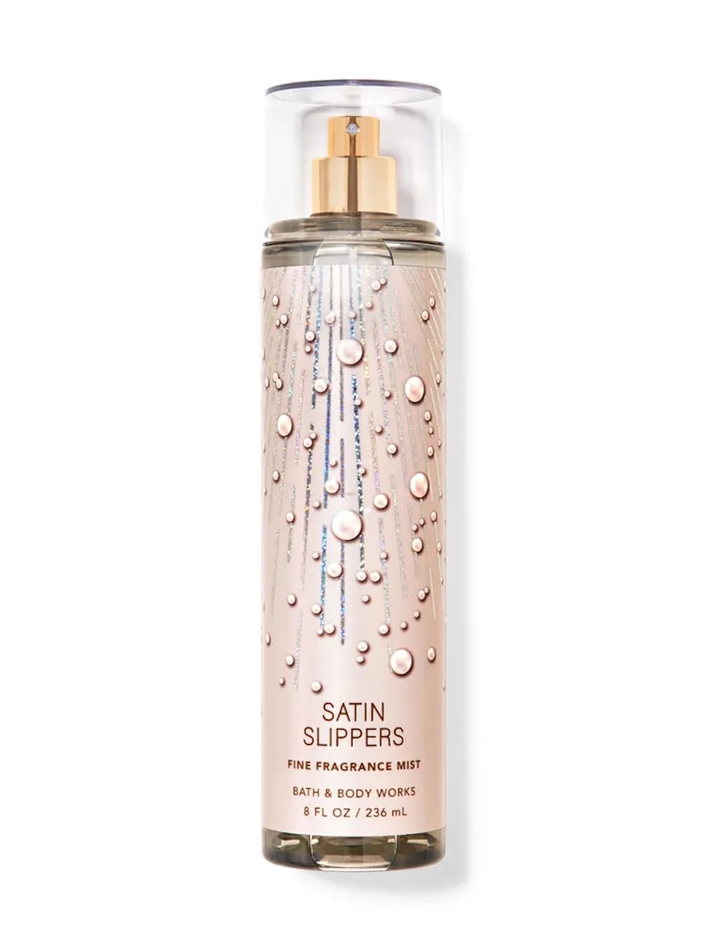 Bath & Body Works Satin Slipper Body Spray Mist, Warm Vanilla Sugar, 8 Fl Oz