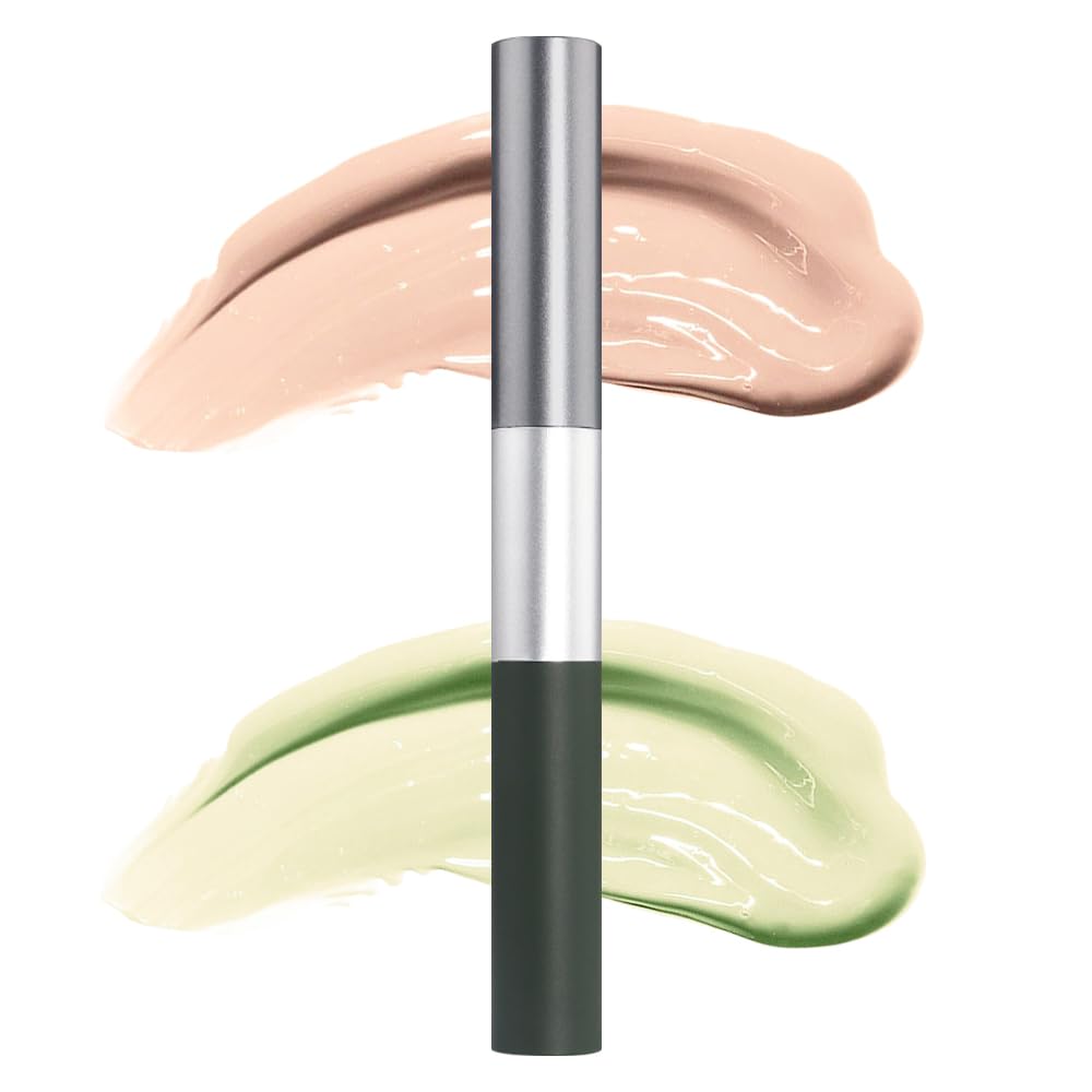 Kaely Dual-Ended Concealer Stick - Full Coverage Acne & Dark Spot Corrector, 02 Green+Neutral