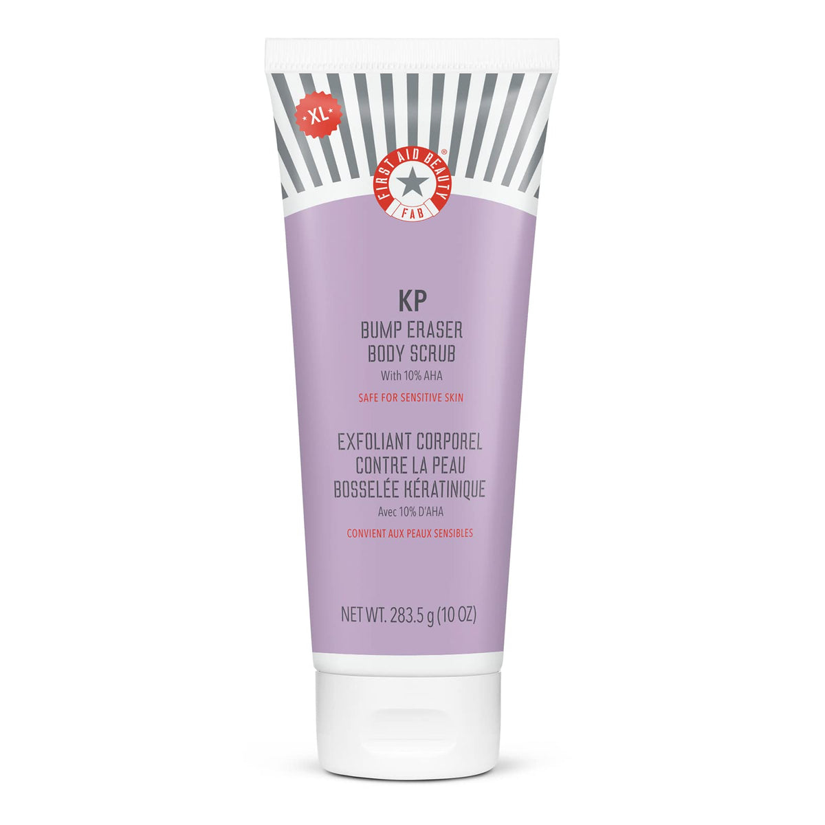 First Aid Beauty Kp Bump Eraser Body Scrub, 10% Aha, Exfoliates Keratosis Pilaris,