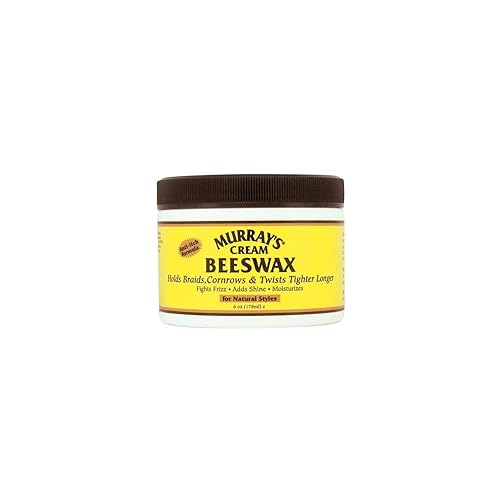 Murray&quot;s Cream Beeswax - 6oz Hair Styling Product for Strong Hold and Shine