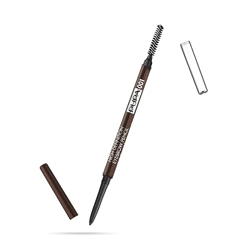 Pupa Milano High Definition Eyebrow Pencil - 001 Blonde, Fill & Volumize For Thick Brows