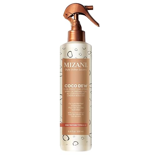 Mizani Coco Dew Curl Restyling Spray - 2 In 1 Moisturizing Spray For Curly & Coily Hair 