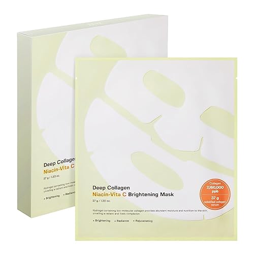 Sungboon Editor Deep Collagen Niacin-Vita C Overnight Mask | 4 Count | Glass Skin Skincare