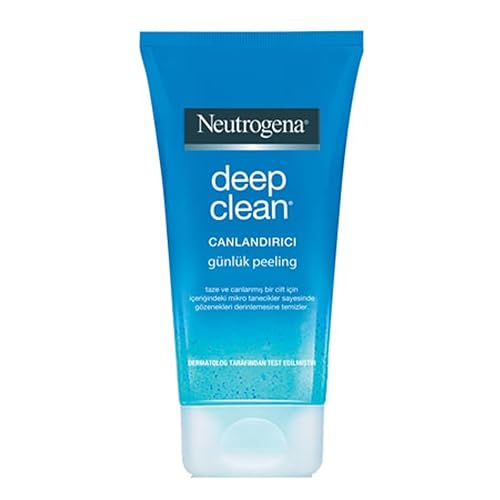 Neutrogena Deep Clean Foaming Facial Scrub, Cooling Exfoliating Gel, 4.2 Fl Oz