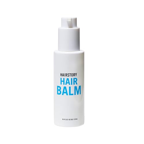 Hairstory Hair Balm - Moisturizing Air Dry Lotion & Leave In Conditioner For All Hair Types, 4Oz