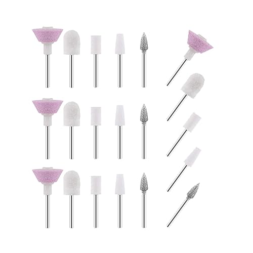 GOMINYUF 20 Pieces Nail File Refills - Emery Tips for Perfect Salon Finishing & Manicure