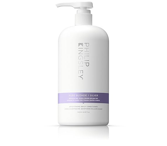 Philip Kingsley Daily Purple Conditioner For Blonde & Gray Hair, 33.8 Oz - Brightening Toner