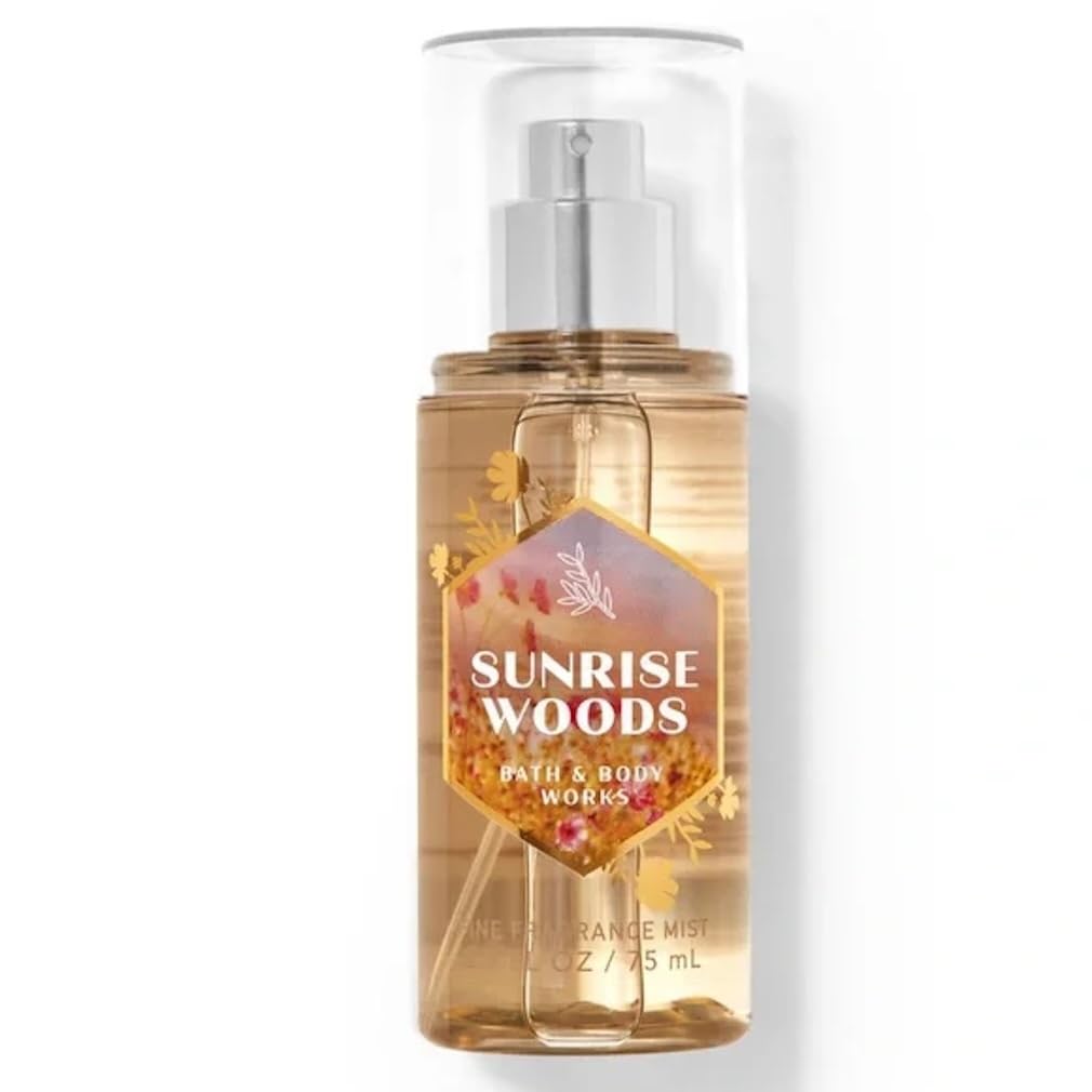 Bath & Body Works Sunrise Woods Fine Fragrance Mist Travel Size 2.5 Oz Mini Spray