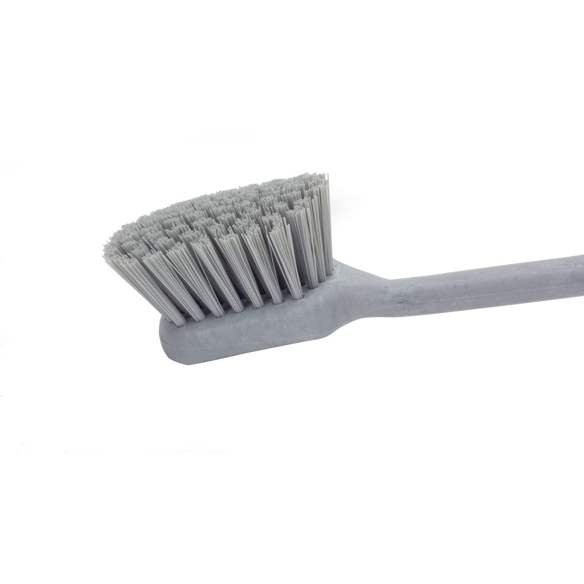 Sparta Plastic Large Scrub Brush, 20&quot; Long Handle Utility Kitchen Brush, Gray, Pack Of 6