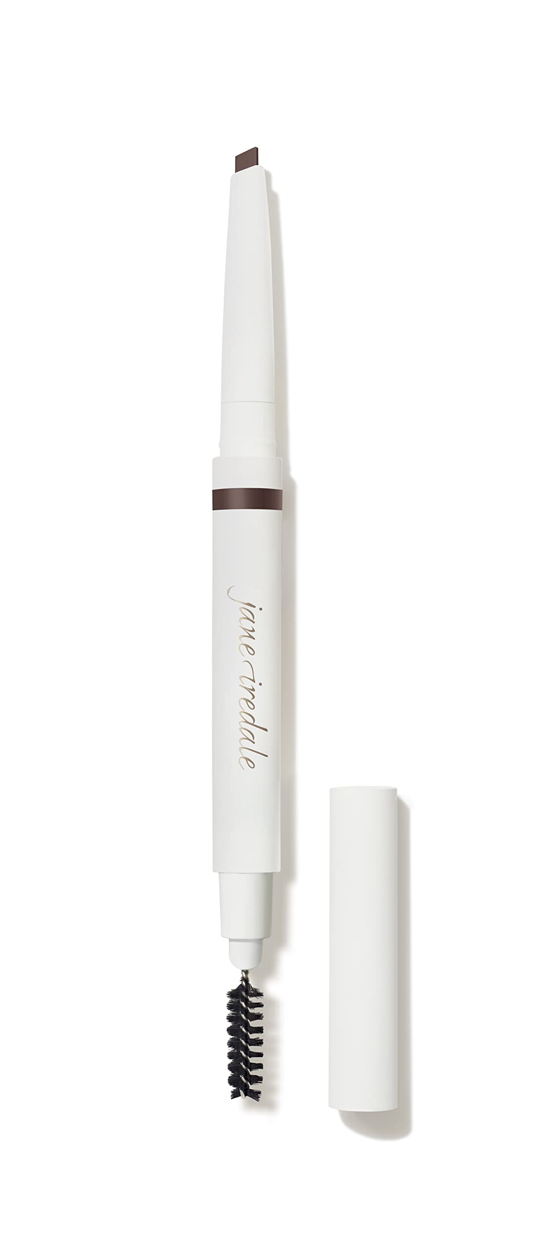 Jane Iredale Purebrow Shaping Pencil Dark Brown - Retractable, Water-Resistant, Smudge-Proof