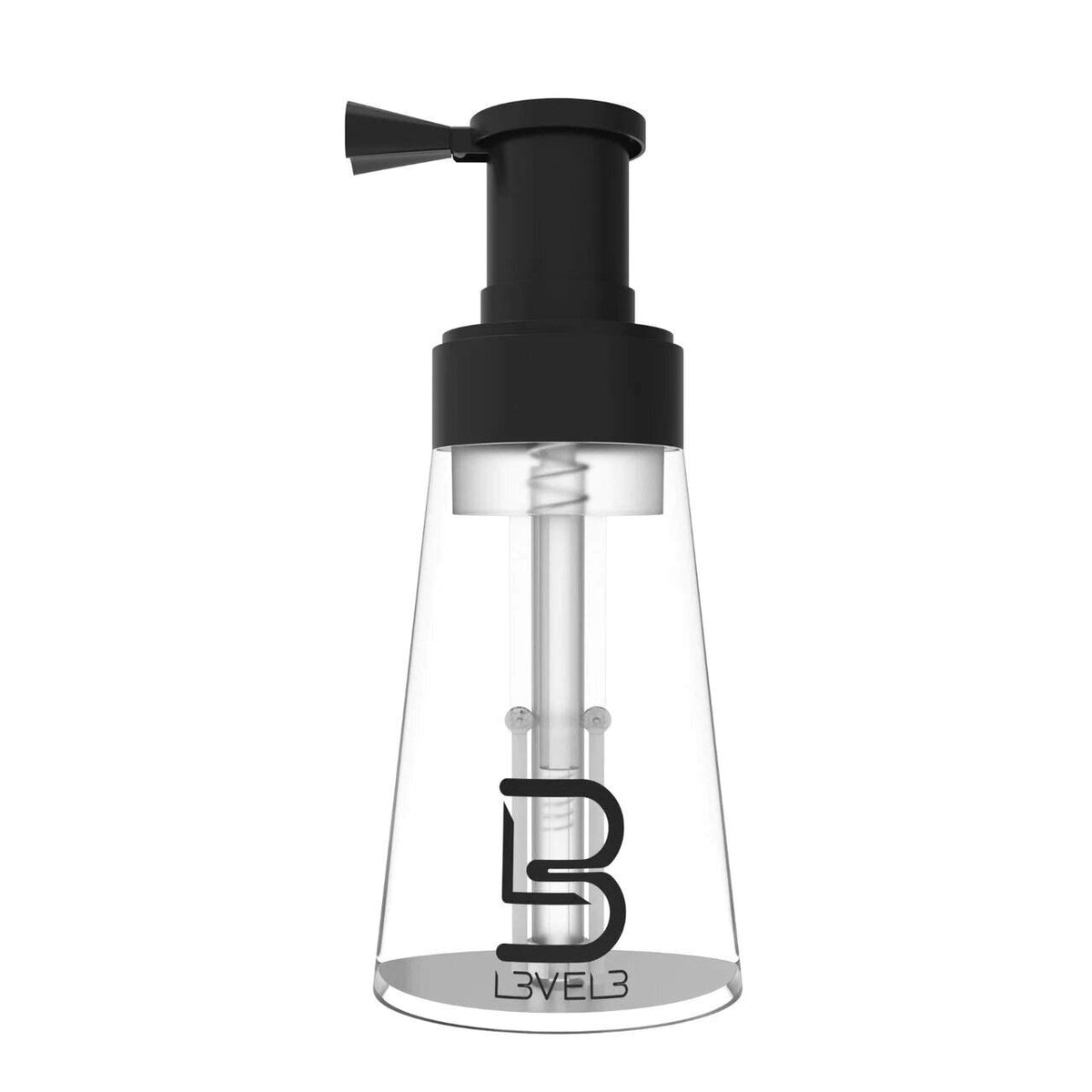 L3 Level 3 Powder Bottle Spray - Talc & Powder Applicator - Black/Clear, 6.1 Oz