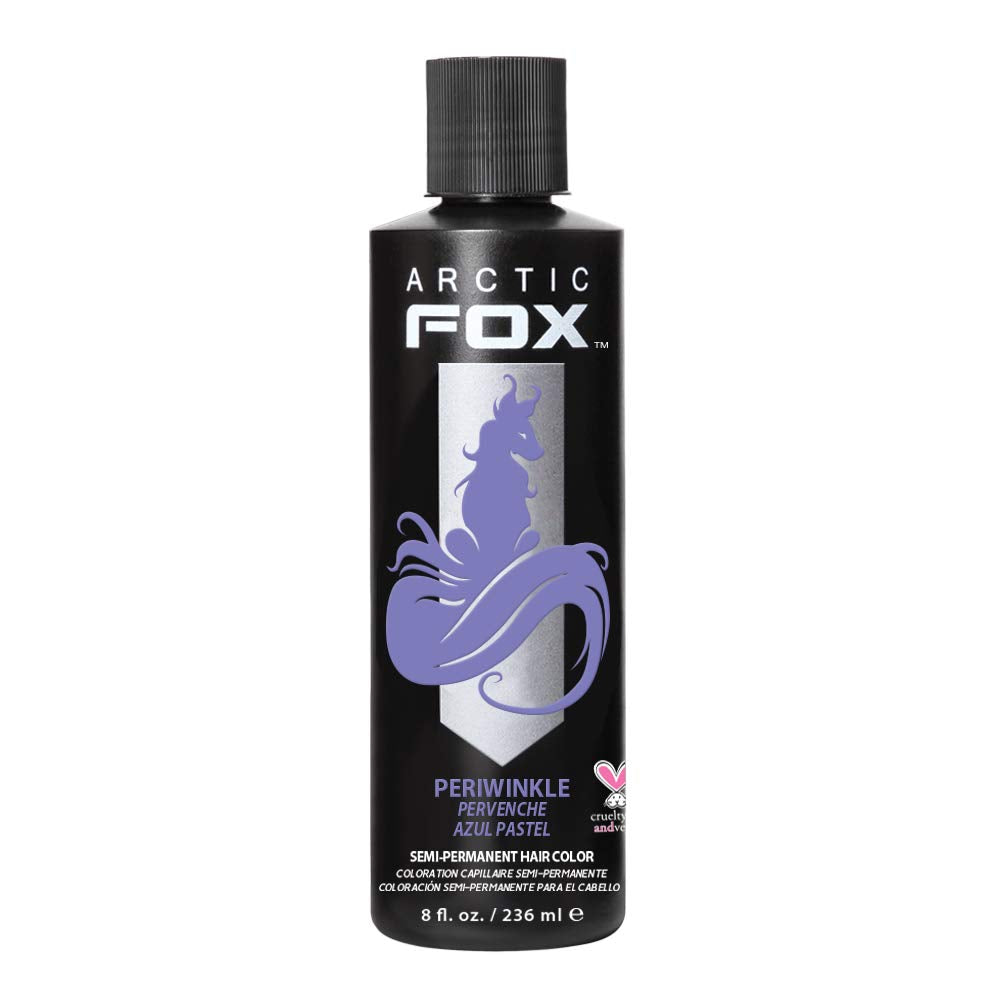 Arctic Fox Vegan Semi-Permanent Hair Color Dye 8 Fl Oz - Periwinkle, Cruelty-Free