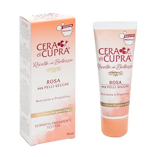 Cera Di Cupra Rosa Cream For Dry Skin, Anti-Age Formula, 2.5 Oz Tube - Italian Import