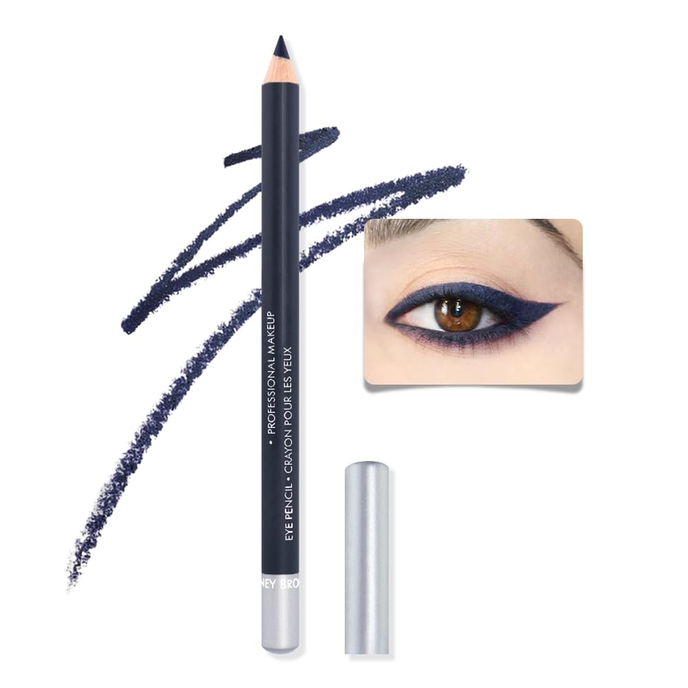 Kaely Punk Blue Waterproof Eyeliner Pencil - Smooth, Smudge-Proof, Sharpenable Gel Makeup