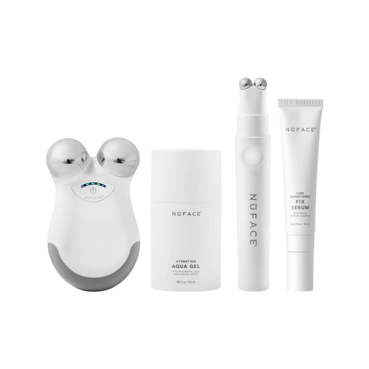 Nuface Mini Microcurrent Device Kit - Fda Cleared Face Sculpting & Line Smoothing Gift Set