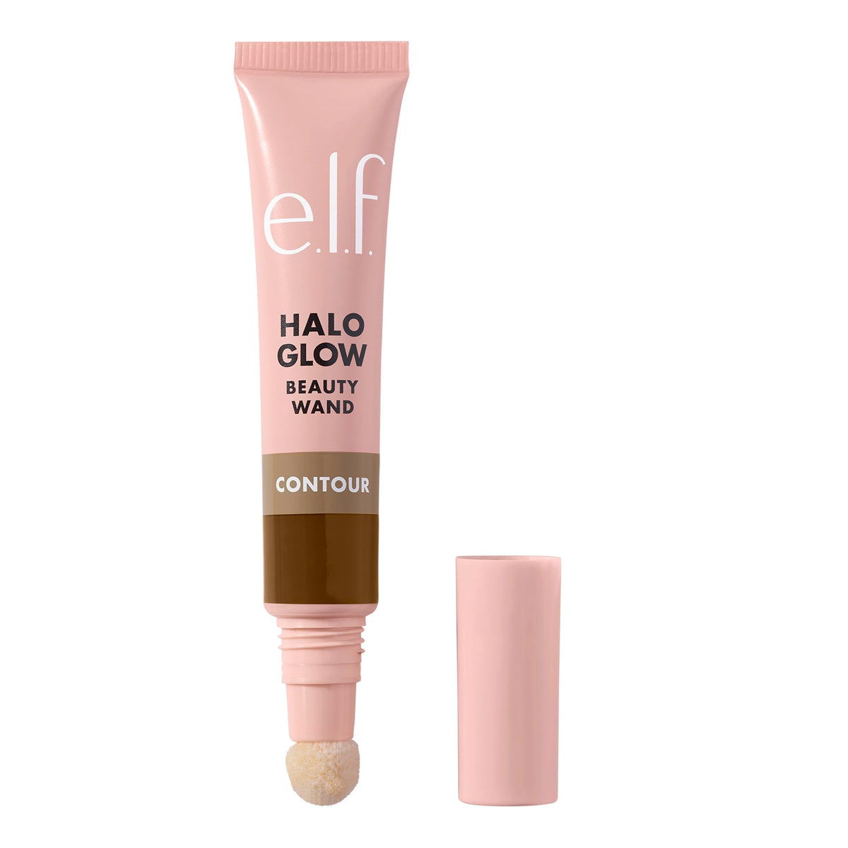 E.L.F. Halo Glow Contour Wand - Vegan Liquid Contour For Naturally Sculpted Look, Medium/Tan