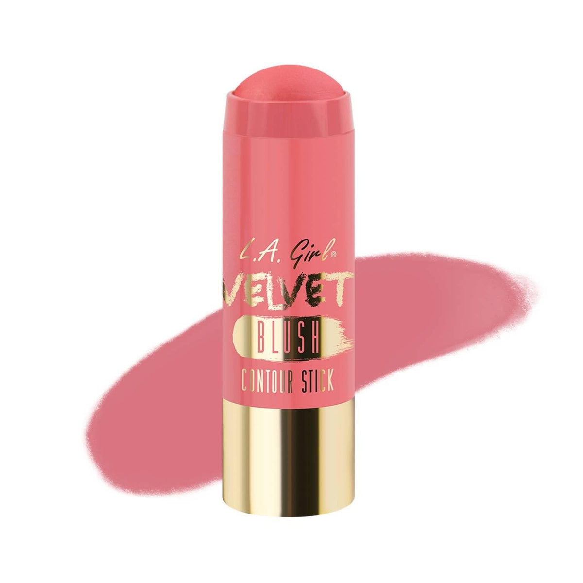 L.A. Girl Velvet Contour Stick - Blush Dreamy, 1 Count - Perfect For Flawless Contouring