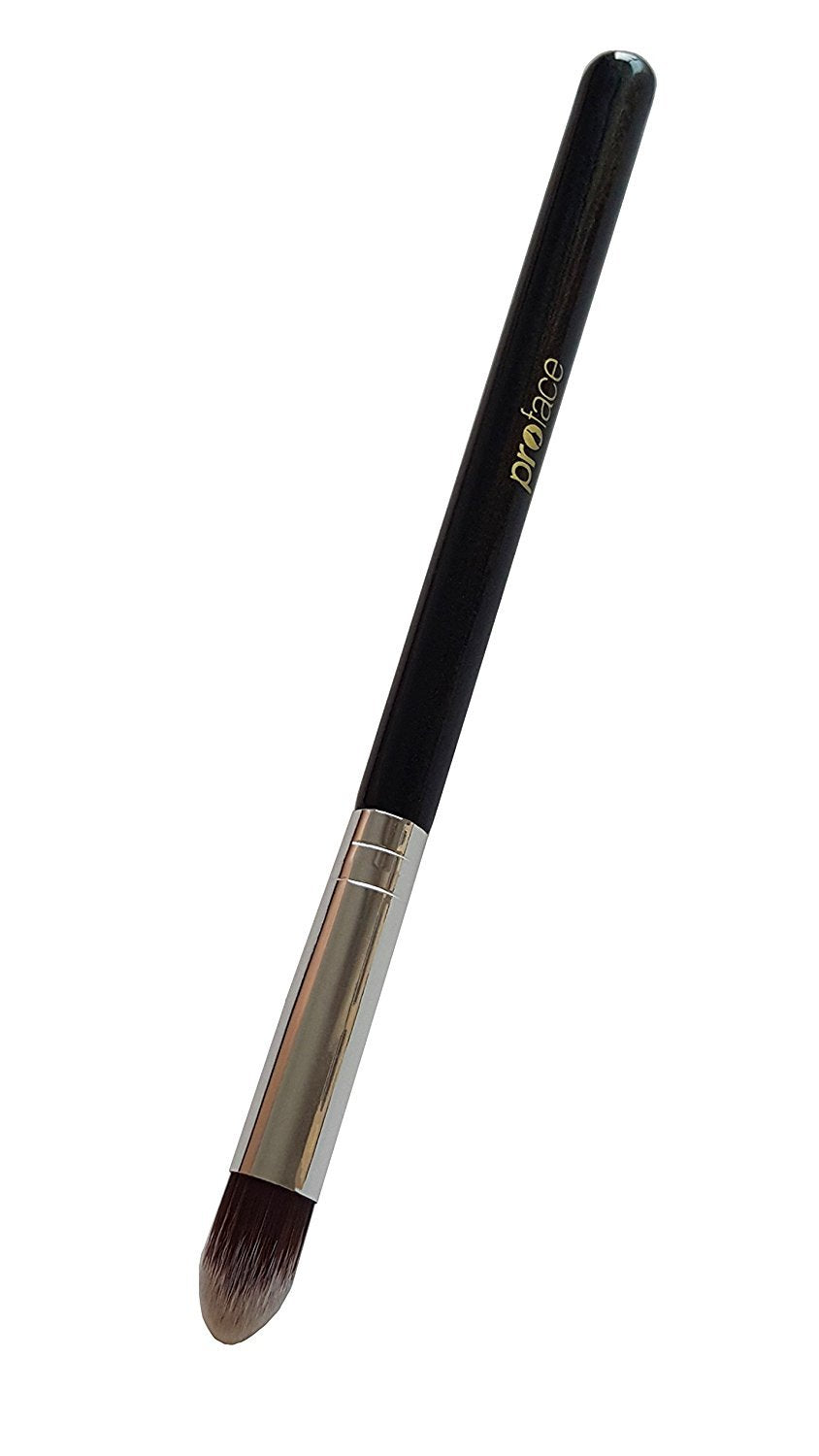 Mypreface Mini Precision Tapered Kabuki Brush - Synthetic Black Eyeshadow Brush For Pigments & Glitter