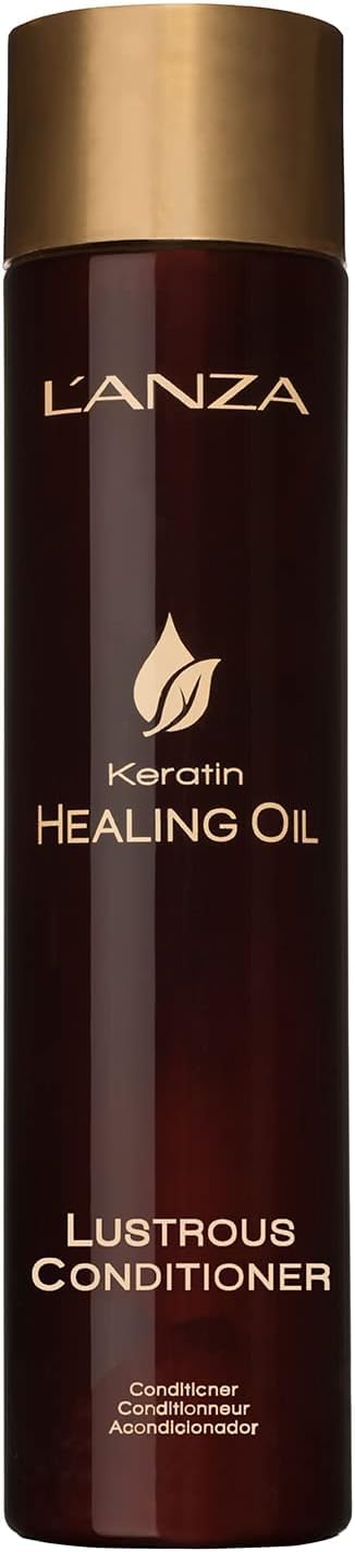 L'Anza Keratin Healing Oil Conditioner, Deep Moisture For Dry Hair, 8.5 Fl Oz, Sulfate Free