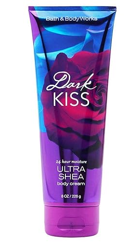 Bath & Body Works Dark Kiss Ultra Shea Body Cream, 8 Oz - Moisturizing Body Lotion