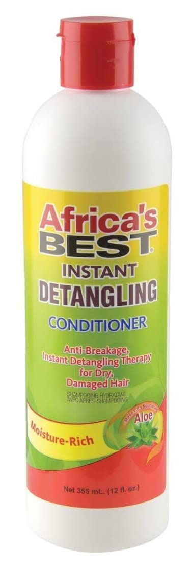 Africa'S Best Instant Detangling Conditioner - 12 Oz, Pack Of 2, Reduces Frizz & Tangles