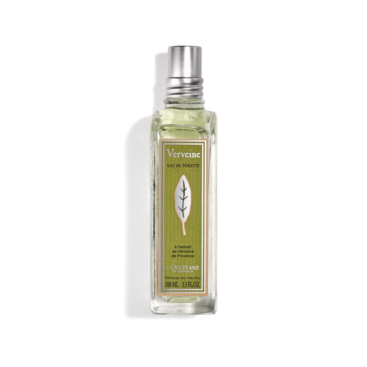 L'Occitane Verbena Eau De Toilette, Refreshing Lemon Fragrance, 3.3 Fl Oz