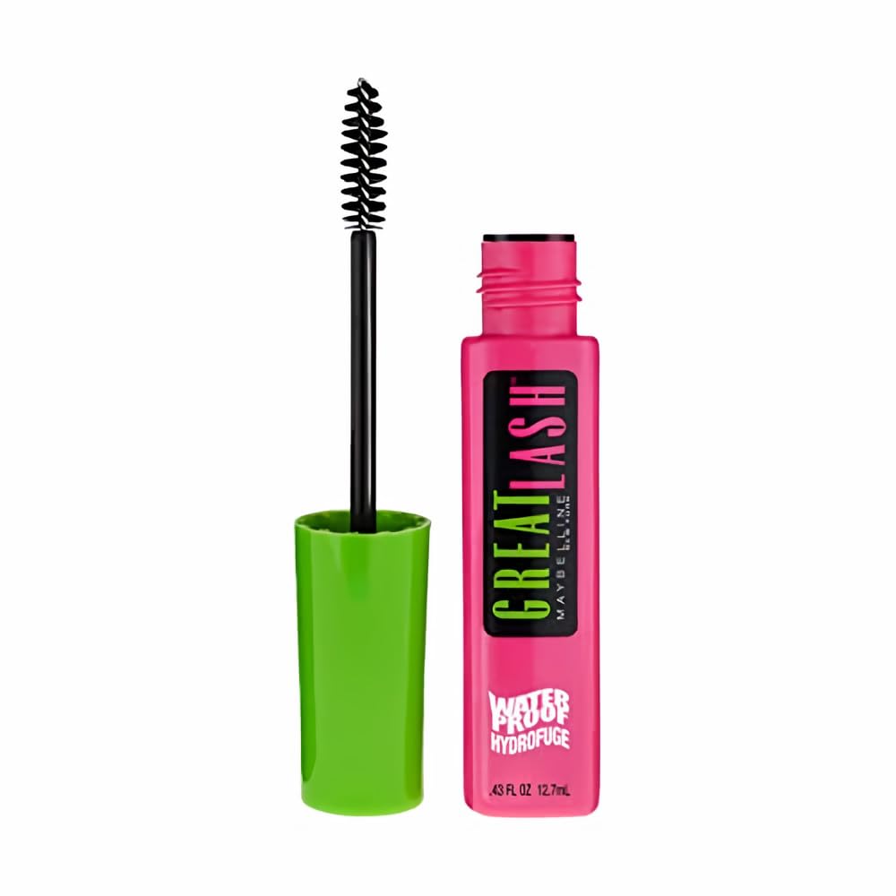 Maybelline Great Lash Waterproof Mascara - Very Black, 0.43 Fl Oz, 2 Pack